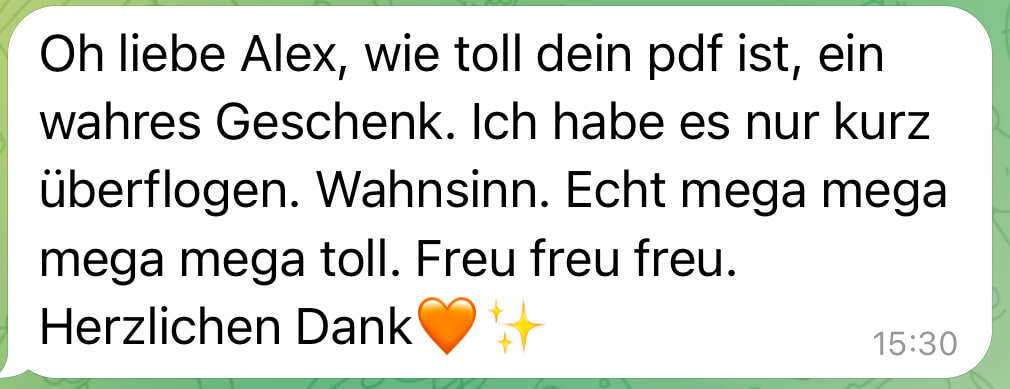 alexandra renggli kundenfeedback